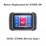Battery Replacement for XTOOL D8 OBD2 Diagnostic Tool